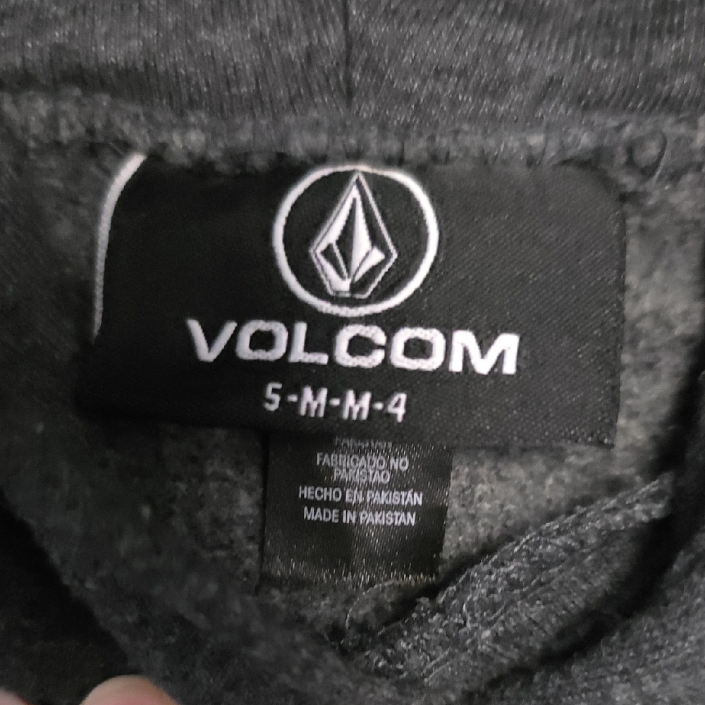 Volcom Boys Charcoal Hoodie Sweater - Picture 3 of 6